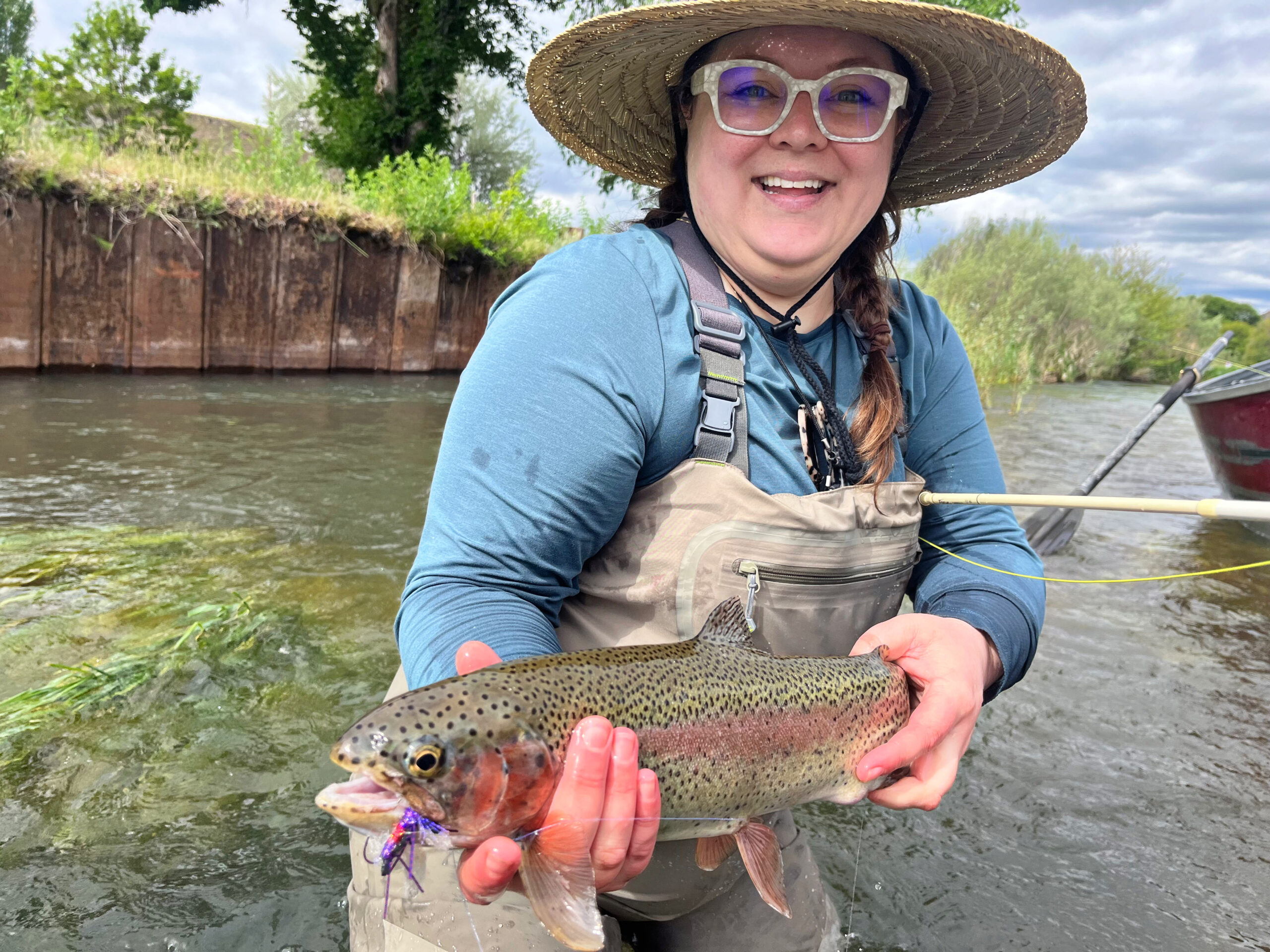 girl dry fly